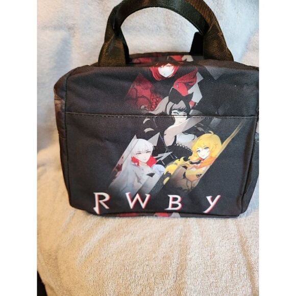 RWBY Anime Black Insulated Novelty Lunch Bag Tote Graphic Lunch Bag - Picture 2 of 3